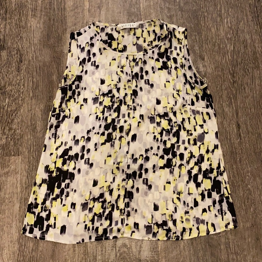 Kasper sleeveless blouse